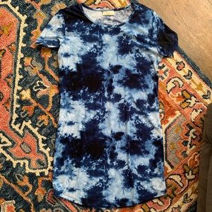 Tie dye tshirt dress